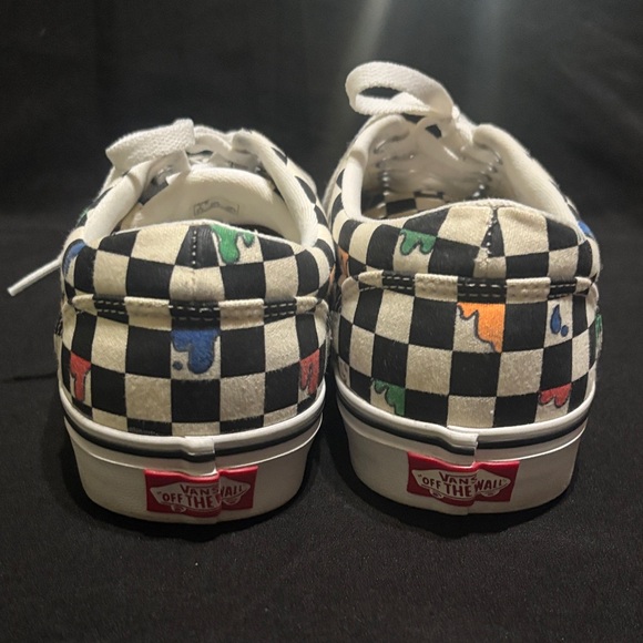 Vans Checkered Sneakers with Multicolor Accents Women’s size 7.5 - Picture 3 of 8